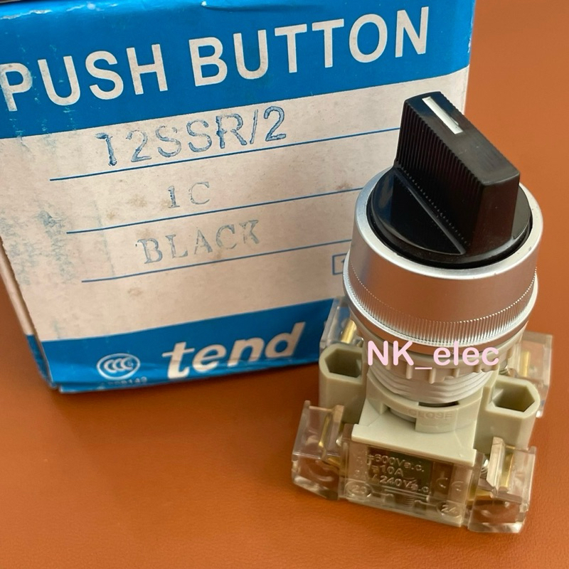 T2SSR2B-1C สวิตซ์บิด 2จังหวะ คอ22มิล 1NO 1NC tend