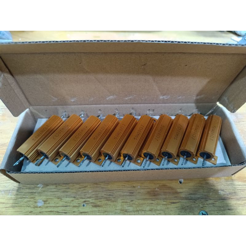 10E 50Wตัวต้านทาน (R) resistor 10โอห์ม 50วัตต์