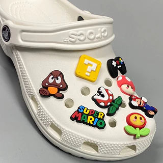 [Set Mario ]พร้อมส่งจากไทย ตัวติดรองเท้าหัวโต สำหรับใส่หัวโตรูใหญ่ทุกยี่ห้อ