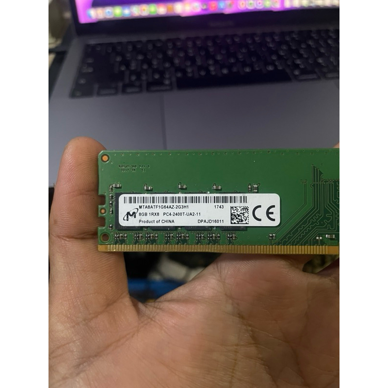 RAM DDR4 8G PC bus 2400 bus 2666 คละรุ่นสินค้ามือสองถอดจากเครื่องใช้งานปรกติ
