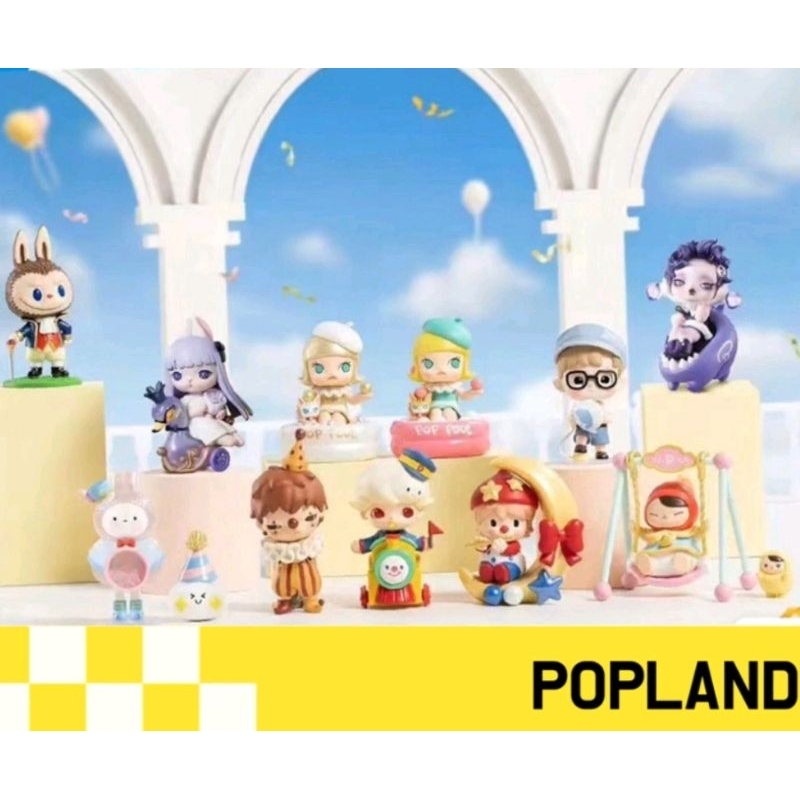 [พร้อมส่ง] POP MART POPLAND Limited Gathering at the Popland เข็คการ์ดไม่แะซอง