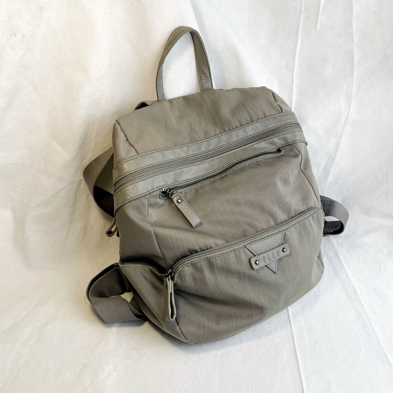 (Used)Elle backpack with grey fabric