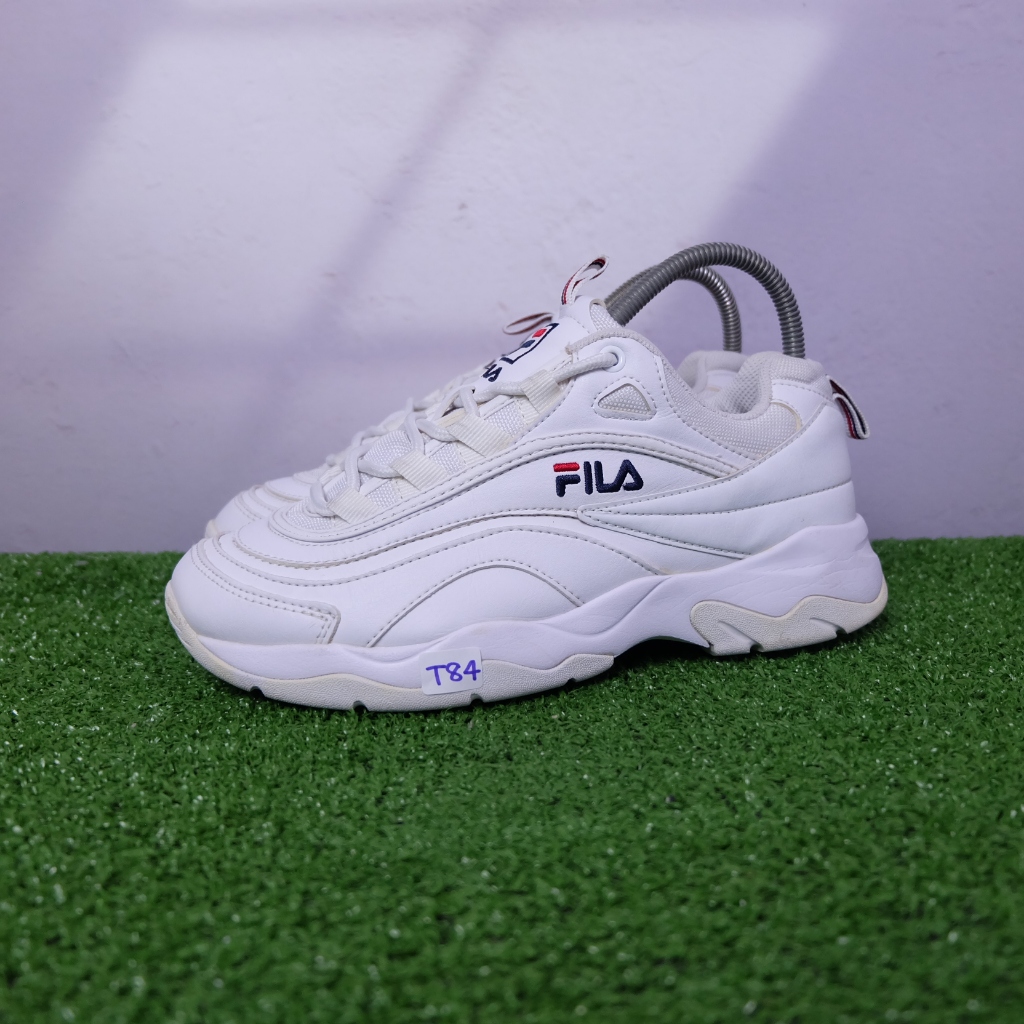 (38.5/24 cm) Fila Ray Disruptor Sneakers ฟีล่า มือ2ของแท้💯 รองเท้าผ้าใบเกาหลีผู้หญิง