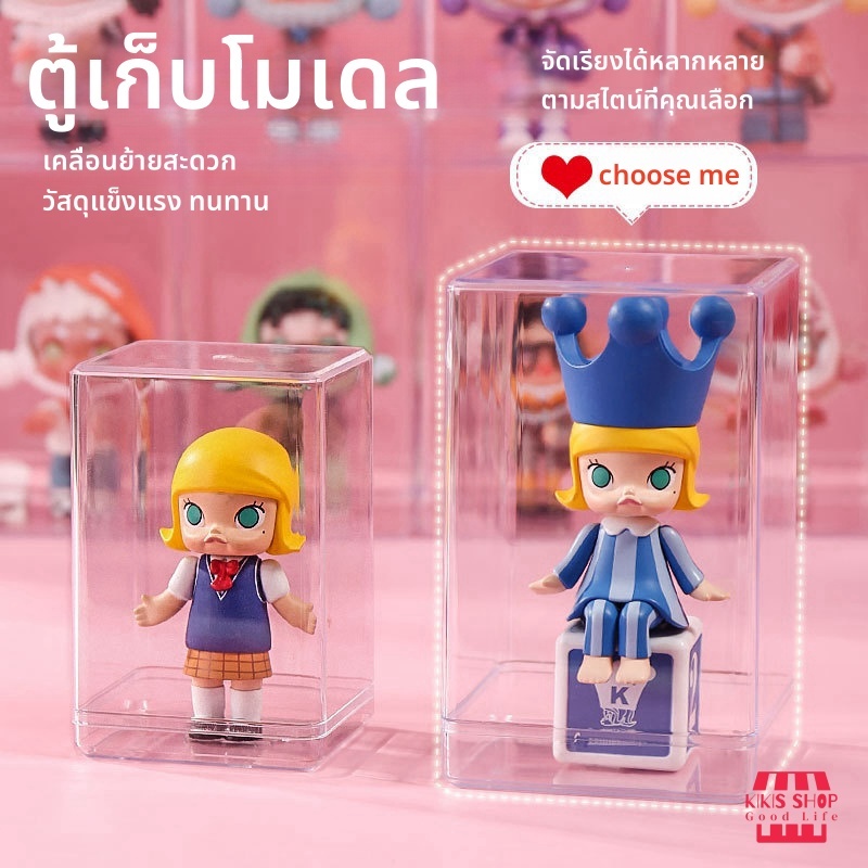 (หากเสียหาย ยินดีชดเชย)กล่องโมเดล อะคริลิคใส S L เสียบการ์ดได้ มี กล่องใส่ฟิกเกอร์ ส่งจากไทย