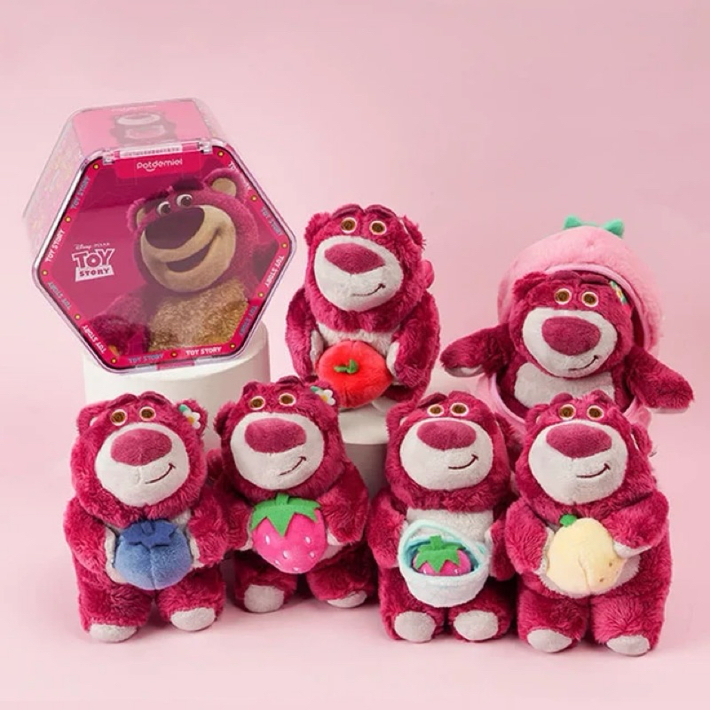 📮📦 [ พร้อมส่งจากไทย ]  กล่องสุ่มพวงกุญแจPotdemiel - Lotso Strawberry ✨🍓