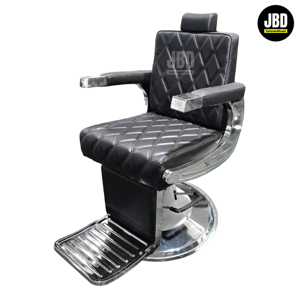 JBD storehouse เก้าอี้ตัดผม เก้าอี้บาร์เบอร์ ไฮโดรลิคปรับสูง-ต่ำได้ ปรับเอนนอนได้  รหัสรุ่น:JBD2062 (พร้อมส่งในไทย)