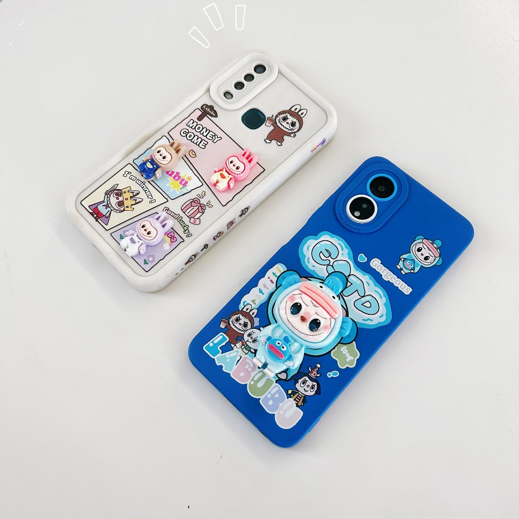 OPPO การ์ตูนนูนลาบูบู้ case a15 a16 a17 a18 a53 a54 a57 a58 a52020 a78 reno4 reno5 reno6z reno7z reno8t reno10 reno11