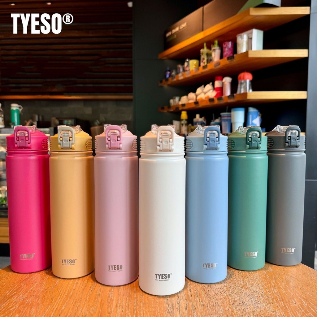 แก้ว TYESOใหม่ เก็บอุณหภูมิ ร้อน- เย็นขนาด ความจุ 600ML-750ML