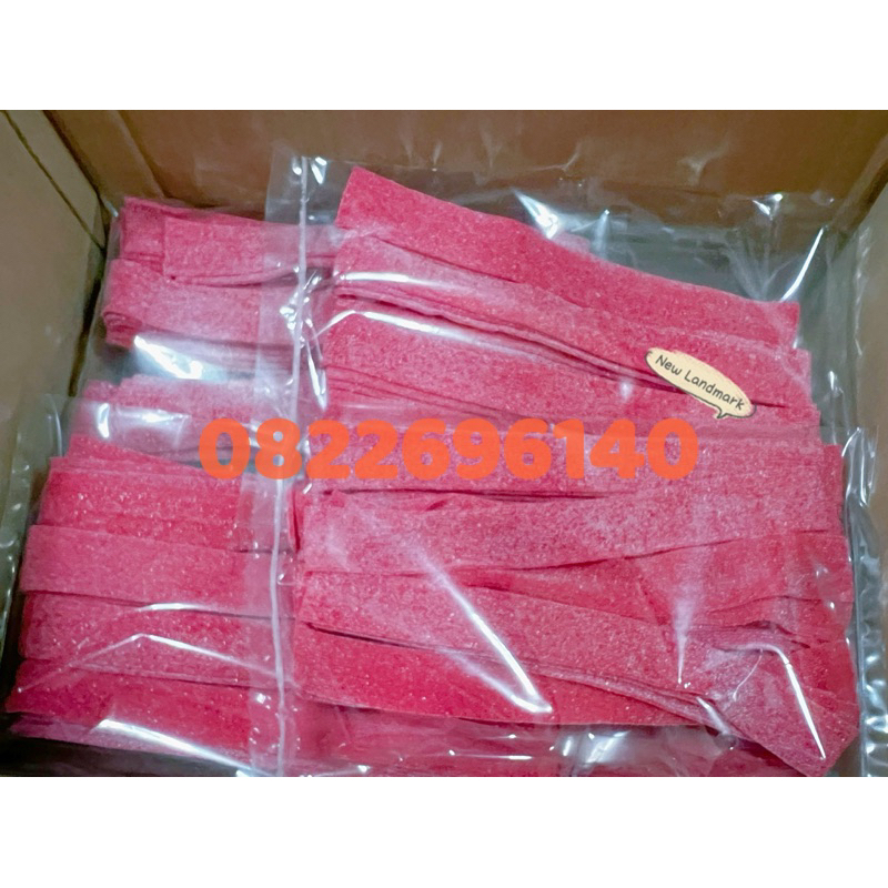 เยลลี่เส้นยาวรสสตรอเบอร์รี่หอมๆ 500 กรัมค่ะ
