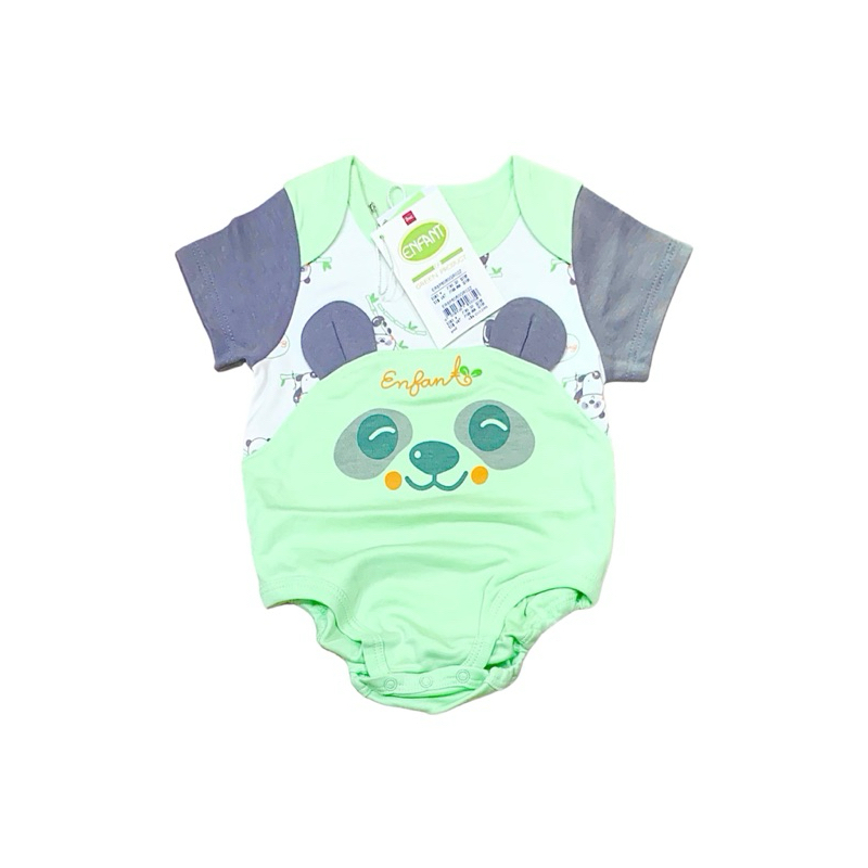 ชุดบอดี้สูทแรกเกิด(NB)Enfant Green Panda New Collection