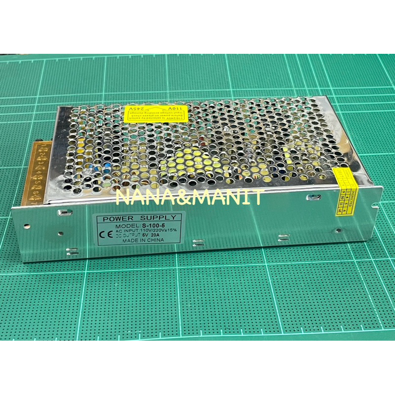 S-100-5 สวิสท์ชิง 5V 20A (20A เต็ม) Switching Power Supply