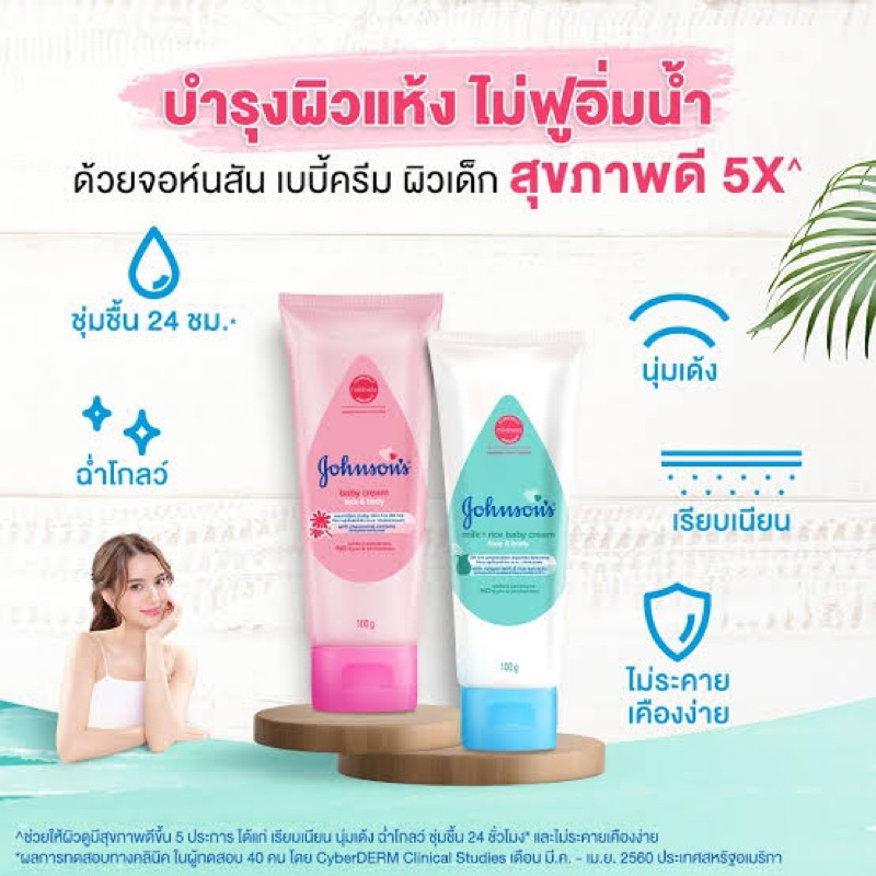 จอนสันเบบี้ครีม พร้อมส่ง