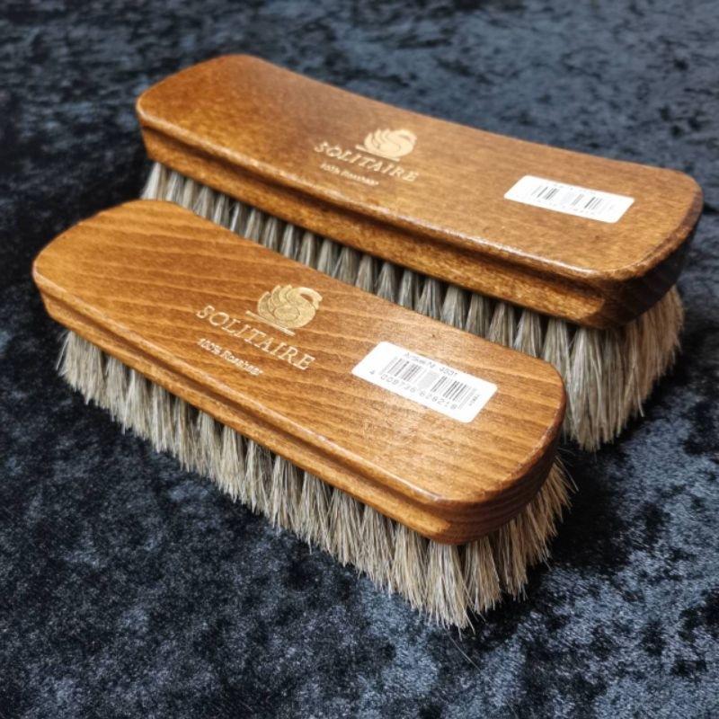 SOLITAIRE Horsehair Brush โซลิแทร์ แปรงขนม้าแท้ 100% (ขนสีดำ)