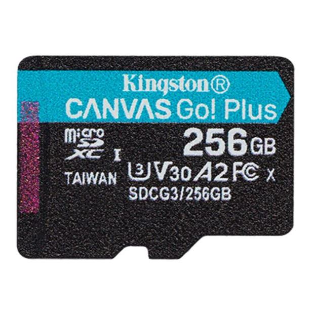 256 GB MICRO SD CARD (ไมโครเอสดีการ์ด) KINGSTON CANVAS GO PLUS (SDCG3/256GB)