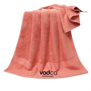 IMHOME-ผ้าขนหนูอาบน้ำ ปักโลโก้Vodca  ผ้าเช็ดตัวใหญ่ ผ้าเช็ดต…