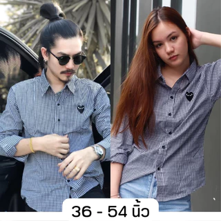 takayay brand เสื้อเชิ๊ต สก๊อตเล็กใจดำ **เช็คขนาดจากตางรางไซซ์ของทางร้านเท่านั้น** เสื้อเชิ้ตลายสก๊อต ผ้าคอตตอนทวิล