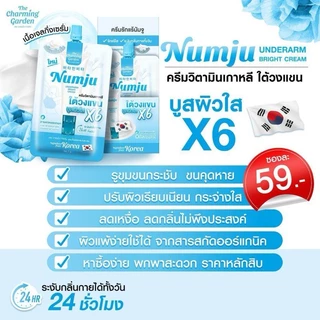 (ของแท้+พร้อมส่ง) 🩵นัมจูฟ้า ครีมทารักแร้นัมจูซองฟ้า Numju Underarm Bright Cream ขนาด 7g.