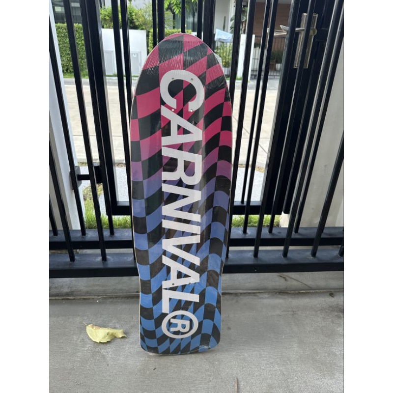 CARNIVAL ® Warp Checkerboard Skateboard Deck