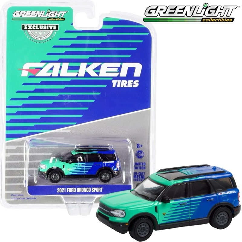 Greenlight | 2021 Ford Bronco Sport FALKEN สเกล 1:64 (30279)