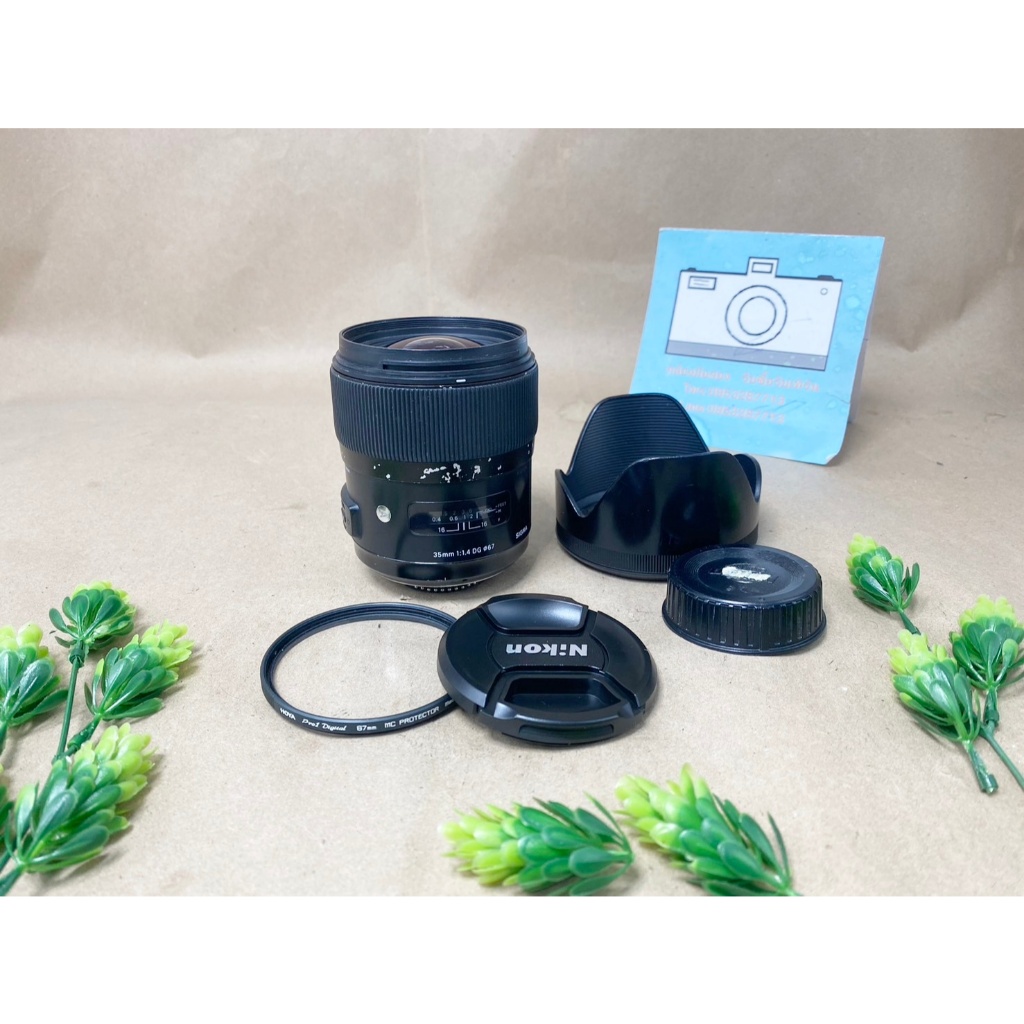 Sigma 35 f1.4 A DG HSM (Nikon) พร้อมฮูด