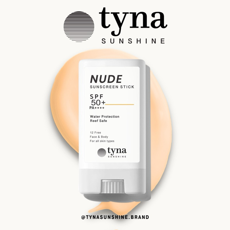Tyna Sunshine NUDE Sunscreen Stick SPF50+ PA++++