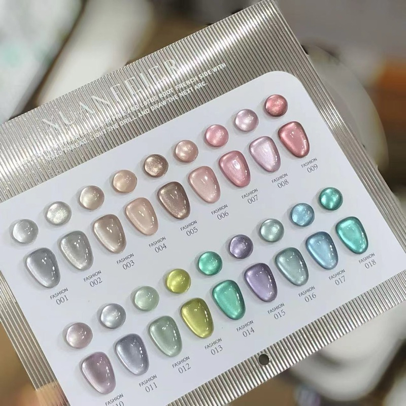 ลูกแก้ว18 สี มาใหม่พร้อมส่งแถมแถมชาร์ทสำเร็จค่Xuan