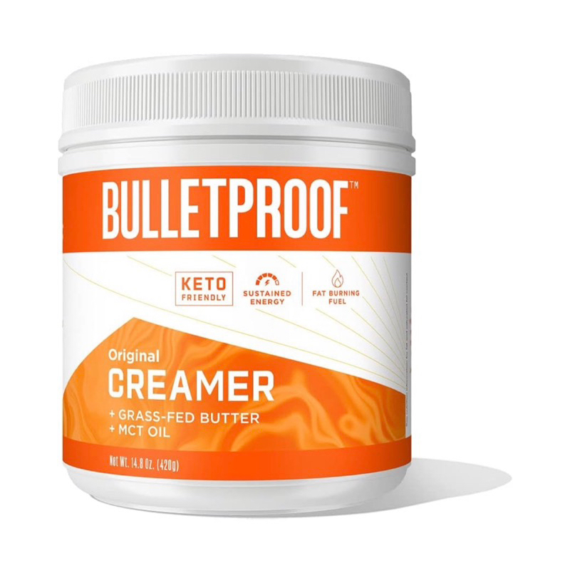 (420 G) 6 รสชาติ Mct oil  Bulletproof Creamer, 14.8 Ounces, Keto Coffee Creamer with MCT Oil and Grass-Fed Butter