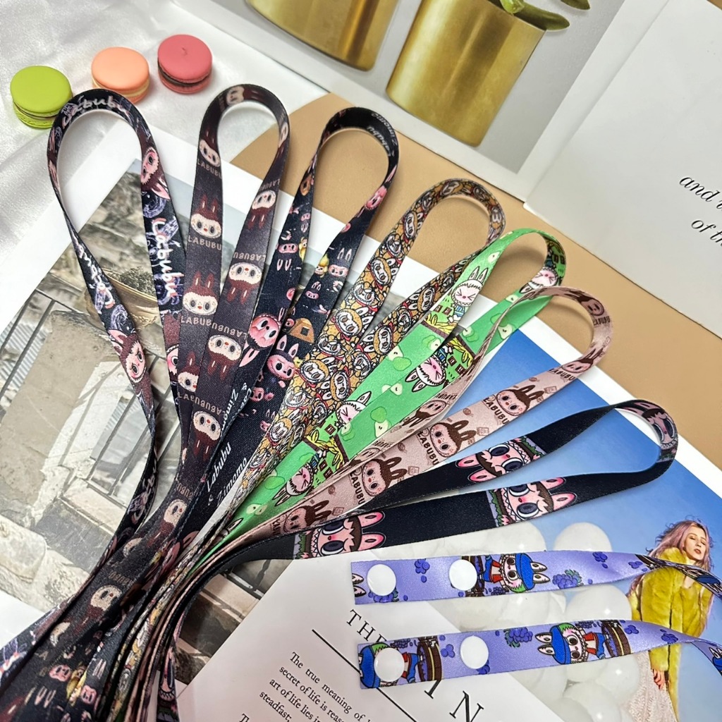 พร้อมส่ง สายคล้องแมสเด็ก ลายน้องบู้ ลายน่ารักมาก รีบสั่งก่อนหมดจ้า ขนาดสายเล็ก1.5cm.