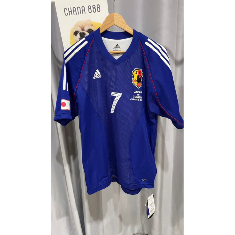 🇯🇵 เสื้อทีมชาติญี่ปุ่น Japan 2002  BNWT เกรด Player แท้ 100% สกีน 2002 WorldCup vs TUNISIA ชื่อเบอร์