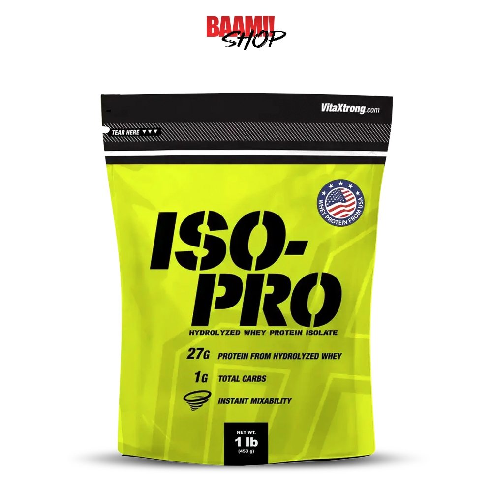 VITAXTRONG ISO - PRO 1 LB WHEY PROTEIN เวย์โปรตีนไอโซเลท