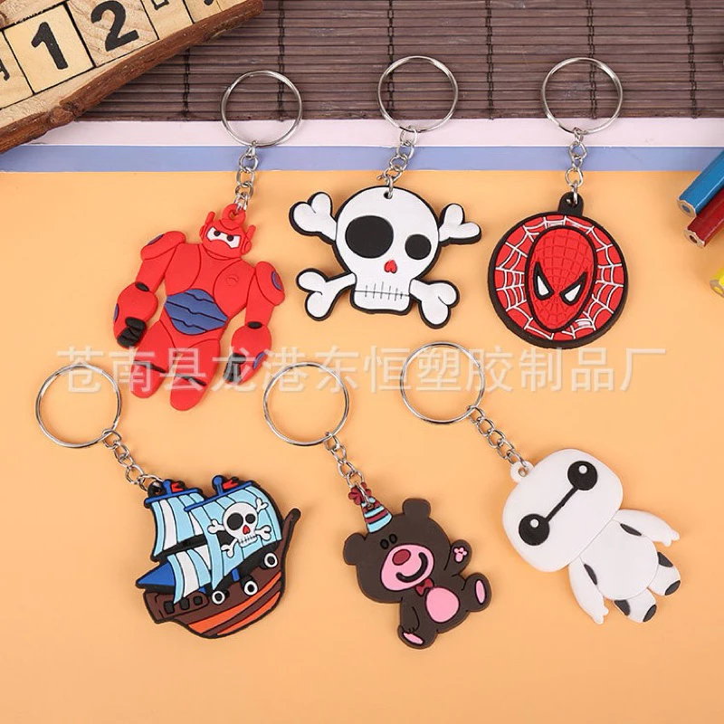 พวงกุญแจ PVC ลายการ์ตูนและสัตว์ thumbnail 10