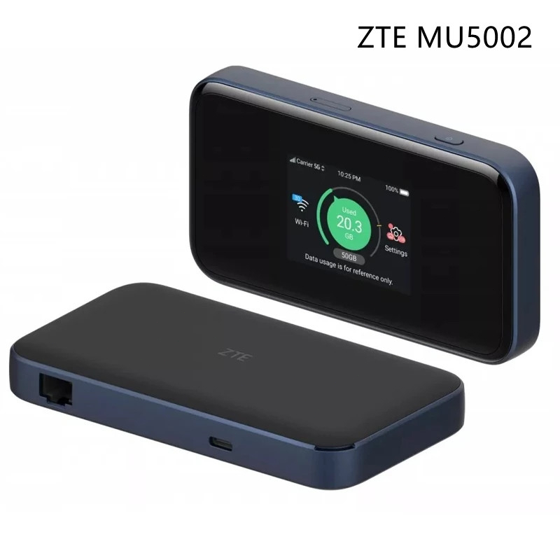 ซิมเราท์เตอร์ ZTE MU5002 5G สากล แทงฟรี ทุกซิม จอสัมผัส Pocket WiFi6 5G/4G/3G Wifi AX1800 มีพลังงาน 4500mAh