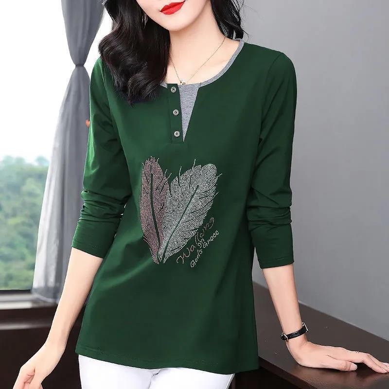 EJเสื้อแขนยาวลายหัวใจใบไม้ แต่งคริสตัลลวดลาย / 1457-1461