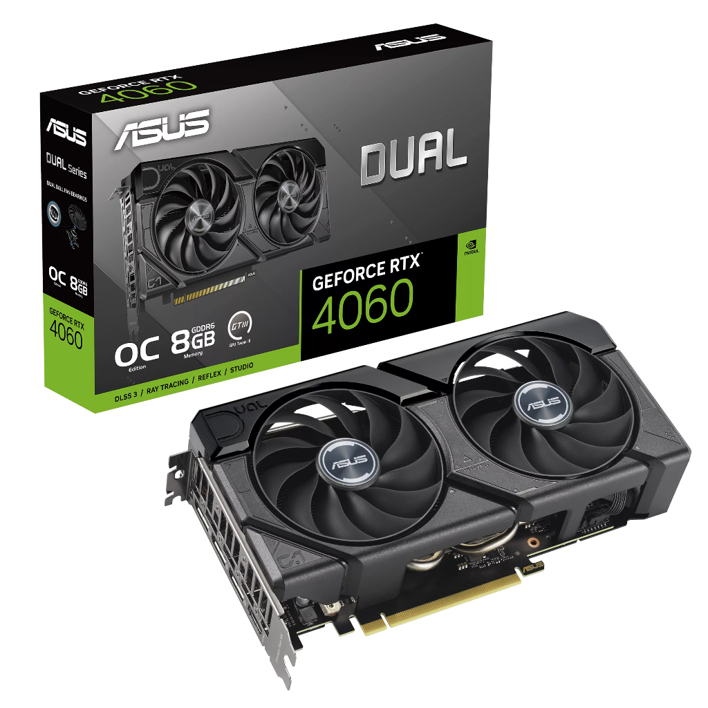 ASUS DUAL GEFORCE RTX 4060 EVO OC EDITION GDDR6 (3Y) CR6-001574