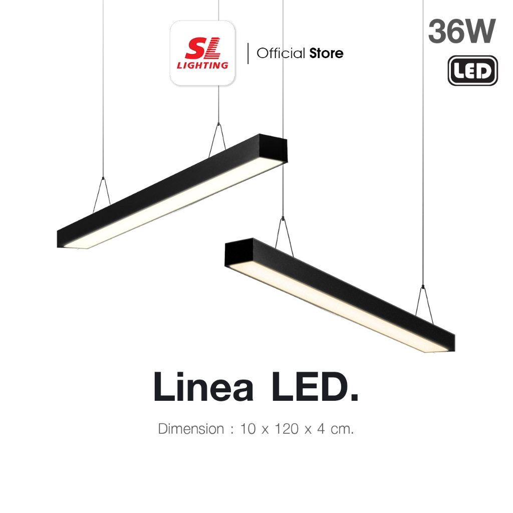 SL LIGHTING | Linea LED 36W โคมไฟออฟฟิศ รุ่น 23-LINEA-LED36W (3000K,4000K)