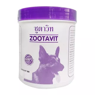Zootavit บรรจุ 380 เม็ด วิตามินสุนัข เสริมแคลเซียม กระดูก กล้ามเนื้อ