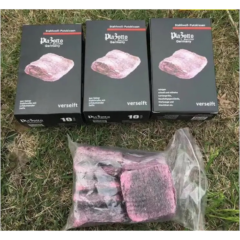 พร้อมส่ง🇹🇭ฝอยเอนกประสงค์ มีน้ำยาในตัว ฝอยขัดหม้อ ฝอยขัดสนิม เครื่องครัว