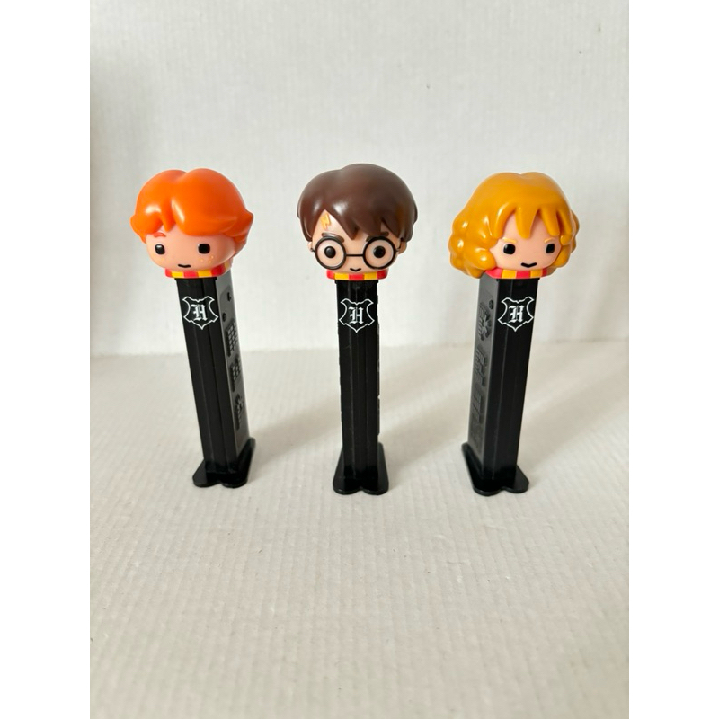 Harry potters ตุ๊กตาจากหัวลูกอม Pez แฮรี่ พอตเตอร์ ขายยกเซท 3อัน ตามภาพ มือสองสภาพดี พร้อมส่ง