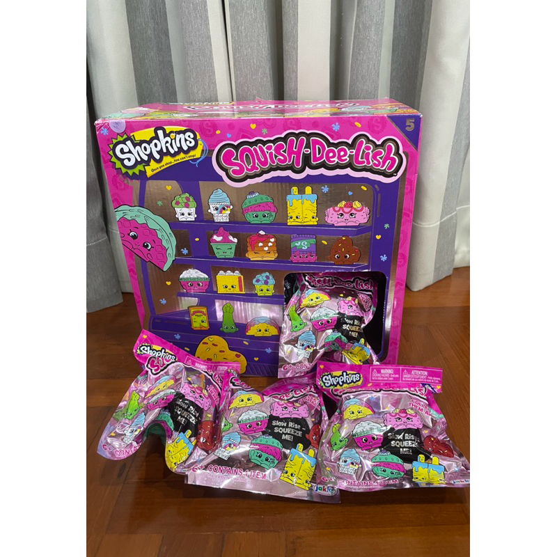 ซองสุ่ม Shopkins Squish-Dee-Lish Series5 สกุชชี่ สุ่ม 1 ซองสุ่ม มี 1 ชิ้น งานลิขสิทธิ์ แท้ อเมริกา