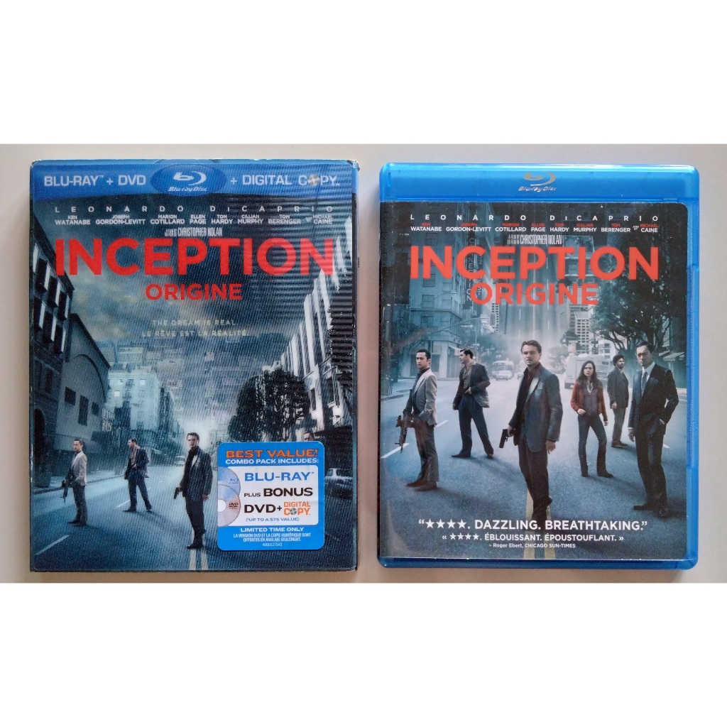 มือ2 Inception Blu-ray + DVD with Lenticular Slipcover