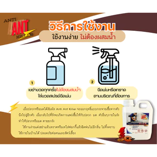 ซื้อ 1 แถม 1 น้ำยากำจัดมด กำจัดปลวก Anti Ant Killer ออกฤทธิ์นาน ตายยกรัง ปริมาณ 1 ลิตร
