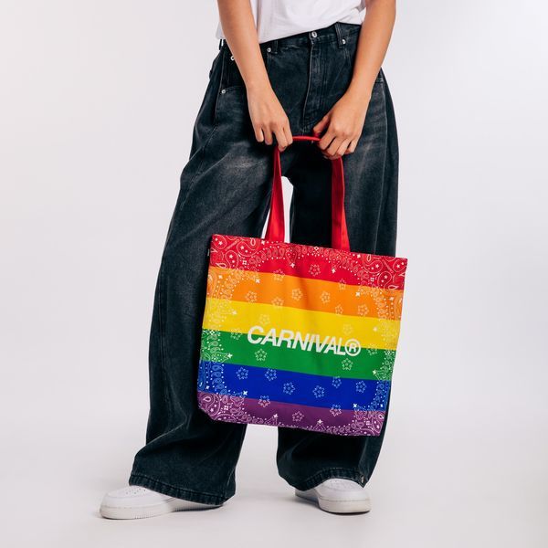 CARNIVAL ‘Proud to be you’ Pride Paisley Shopping Bag & Bandana กระเป๋าผ้า carnival