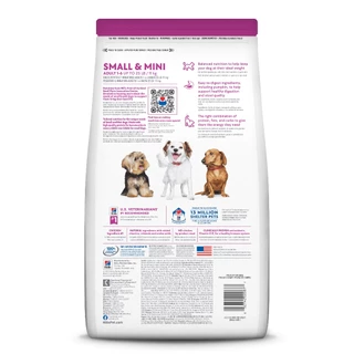 Hill’s Science Diet Canine Adult Small Paws อาหารสุนัขชนิดเม็ด สูตรสุนัขโตพันธุ์เล็กและพันธุ์ทอย 1.5 kg