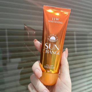 กันแดดลูกส้ม กันแดด11 W WHITENING SUN RANGE SPF50 PA+++ ปริมาณ 80ml