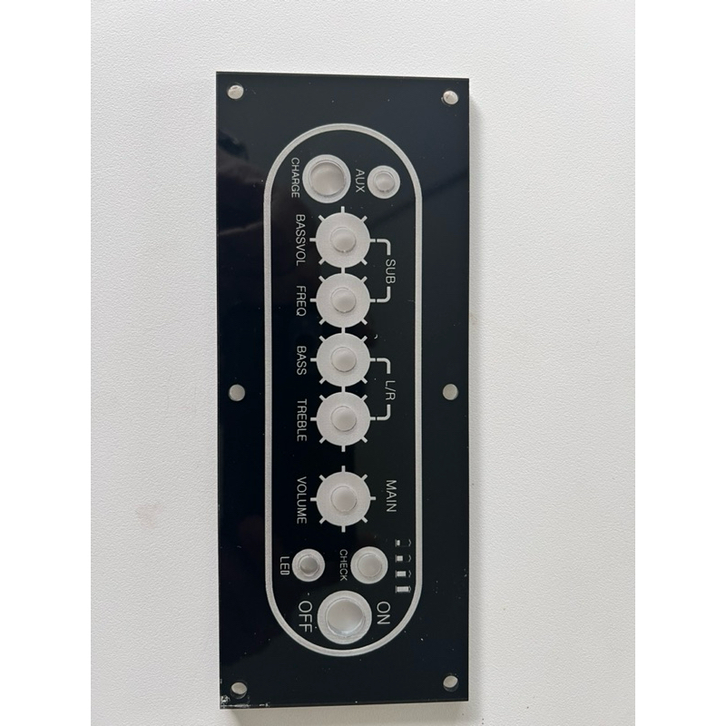 แผ่นเพลท 17x5 บรอด Gam 2.1 ขนาด 20x8 cm. แผ่นเปล่าไม่รวมอุปกรณ์