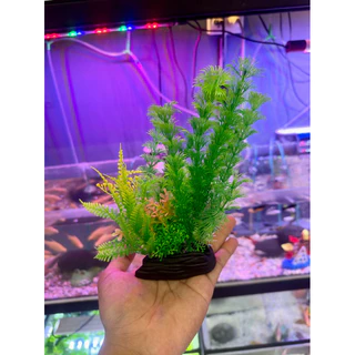 ต้นไม้เทียมตกแต่งตู้ปลา ต้นไม้ปลอมเพิ่มความสวยงาม ไม่ต้องดูแล สำหรับตู้กุ้ง ตู้ไม้น้ำ ปลอดภัยกับสัตว์น้ำทุกชนิด