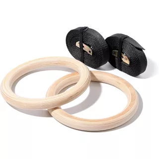 PB-28 ห่วงไม้เบิร์ช ห่วงยิมนาสติก การออกกำลังกาย Gymnastic Rings (GYM'S RING) ความหนาของห่วง 28mm