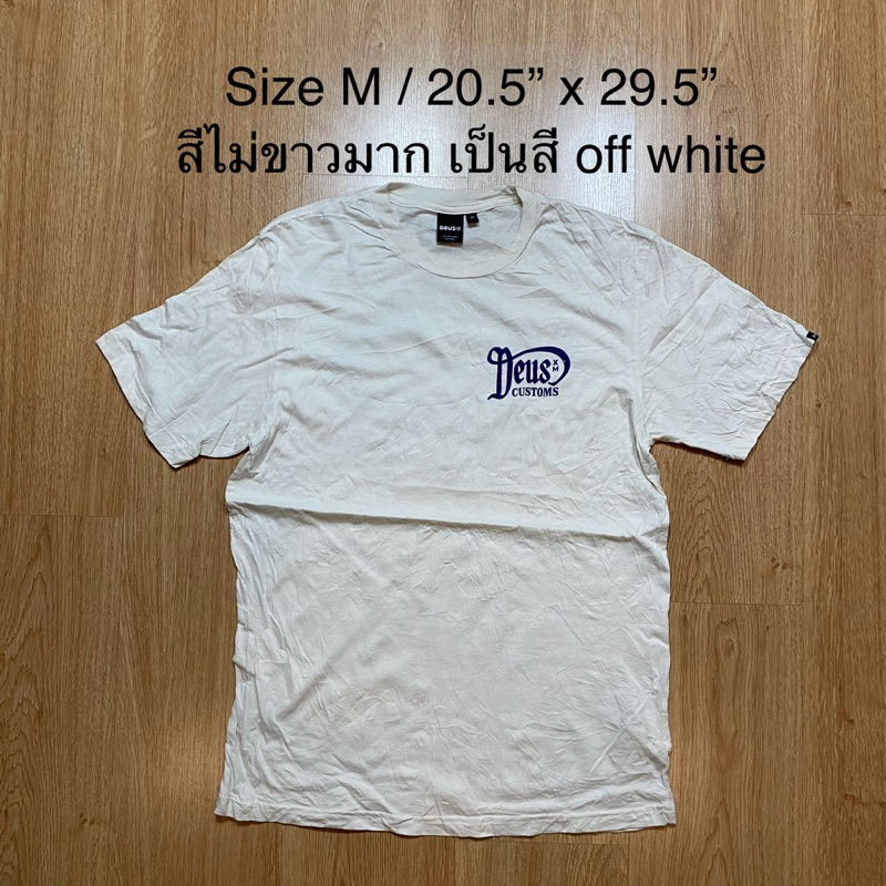 เสื้อยืด มือสอง Deus ex Machina Custom Motorcycle เซิร์ฟ ของแท้