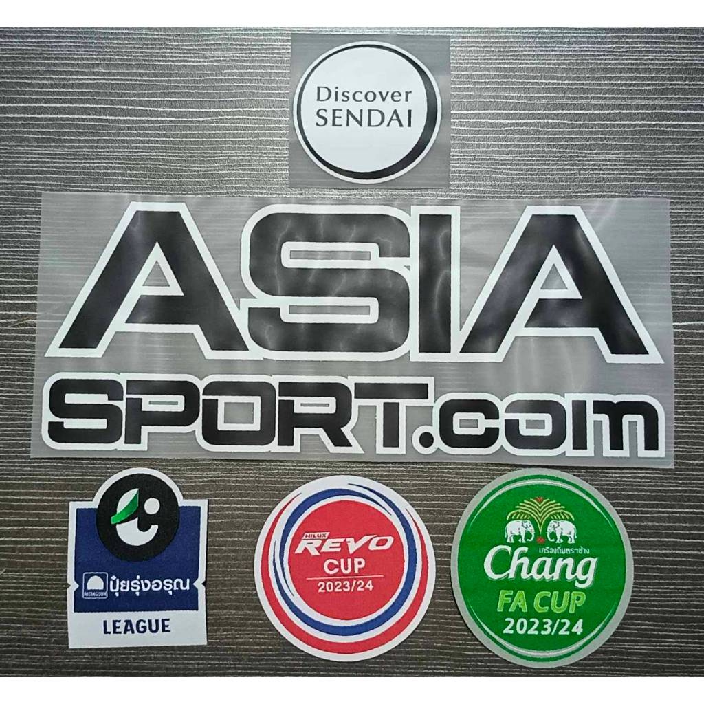 สปอนเซอร์ ติดเสื้อ ท่าเรือ 2023-24 ของแท้ Full Set Sponsor Bangkok FC 2023-24