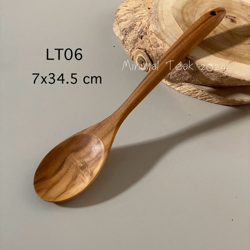 ตะหลิวไม้สัก ตะหลิวผัดขนาดใหญ่